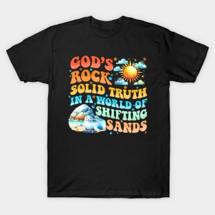 God's Solid Vacation Bible School VBS 2024 Beach Summer T-Shirt